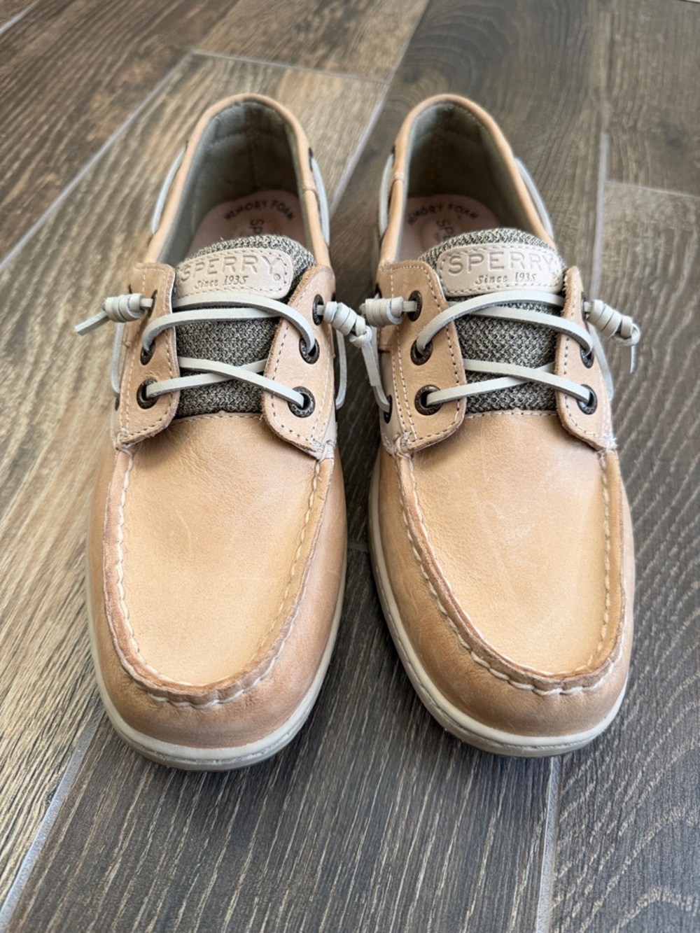 NWOT Sperry Top-Sider Women’s Rosefish 3-Eye Brown Leather Boat Shoe—10 - Picture 4 of 13